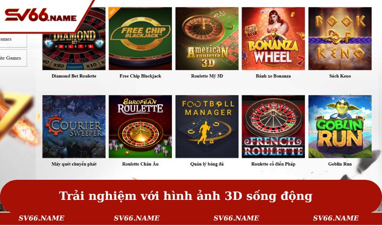 Trải nghiệm với hình ảnh 3D cực kỳ sống động