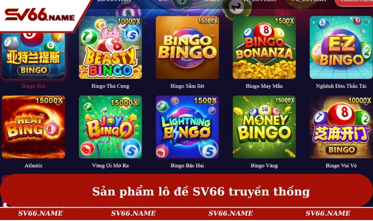 Sản phẩm lô đề SV66 truyền thống