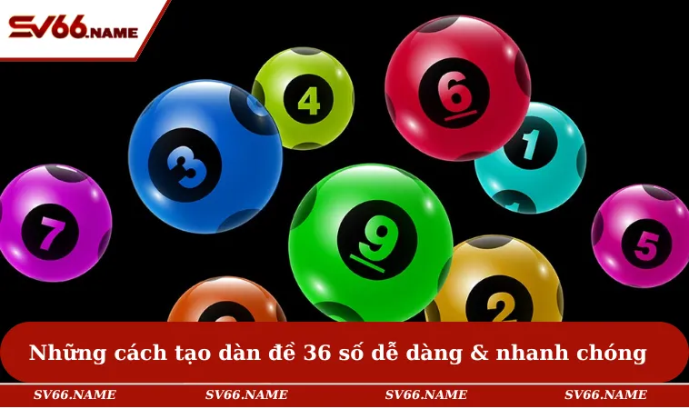 Những cách tạo dàn đề 36 số dễ dàng & nhanh chóng