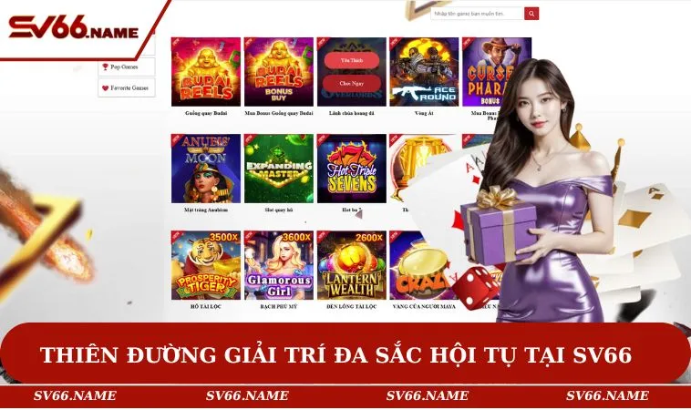 Thiên đường giải trí đa sắc hội tụ tại SV66